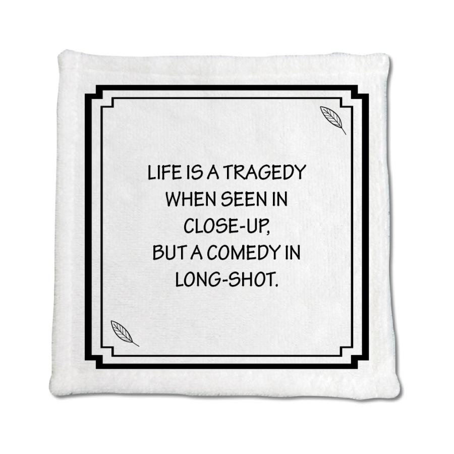 英語 名言 グッズ ハンドタオル Life Is A Tragedy 147 リーフブラック 0mm 0mm ミニタオル オリジナル Pstv 七五三 E01 オリジナルグッズ専門店ファンクリ 通販 Yahoo ショッピング