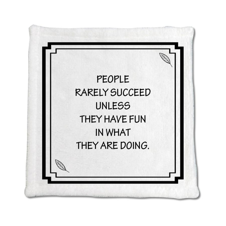 英語 名言 グッズ ハンドタオル People Rarely Succeed 270 リーフブラック 0mm 0mm ミニタオル オリジナル おすすめ かっこいい E24 オリジナルグッズ専門店ファンクリ 通販 Yahoo ショッピング