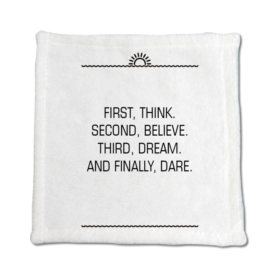 英語 名言 グッズ ハンドタオル First Think Second Believe 146 サンライズ 0mm 0mm オリジナル おすすめ かっこいい E9076 オリジナルグッズ専門店ファンクリ 通販 Yahoo ショッピング