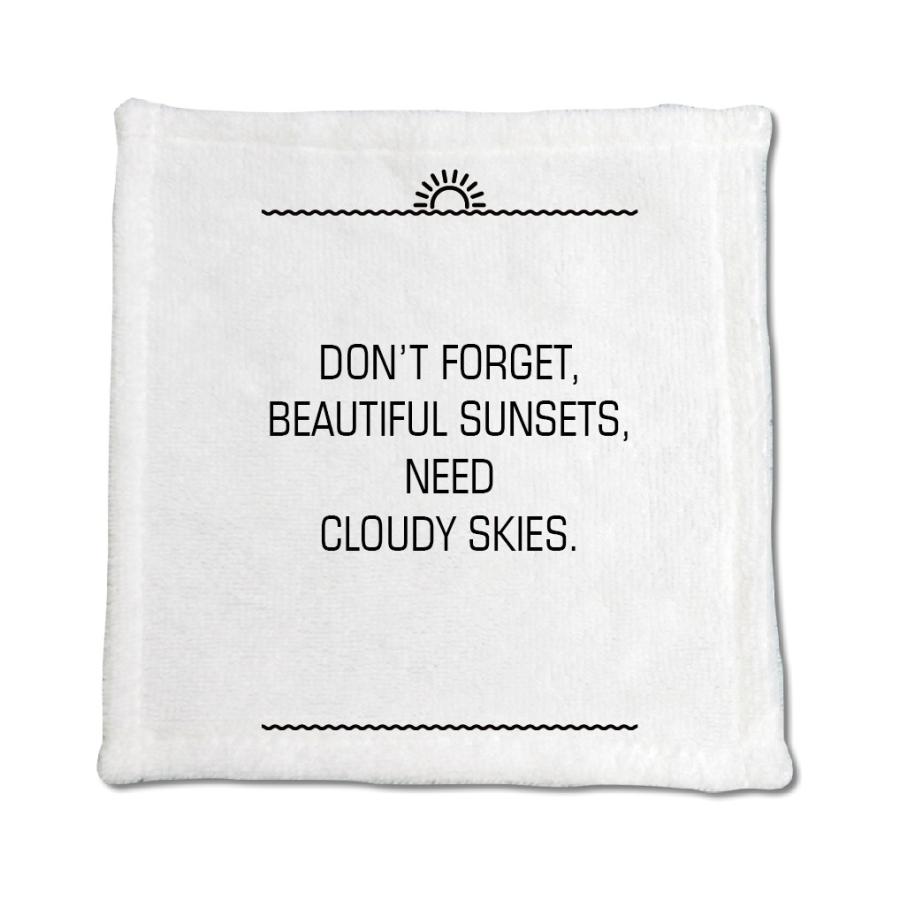 英語 名言 グッズ ハンドタオル Don T Forget Beautiful Sunsets 234 サンライズ 0mm 0mm オリジナル おすすめ かっこいい 父の日 E9164 オリジナルグッズ専門店ファンクリ 通販 Yahoo ショッピング