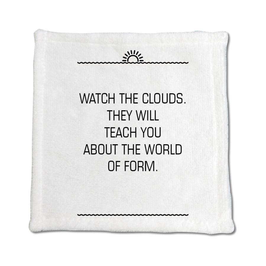 英語 名言 グッズ ハンドタオル Watch The Clouds They Will 240 サンライズ 0mm 0mm オリジナル おすすめ かっこいい E9170 オリジナルグッズ専門店ファンクリ 通販 Yahoo ショッピング