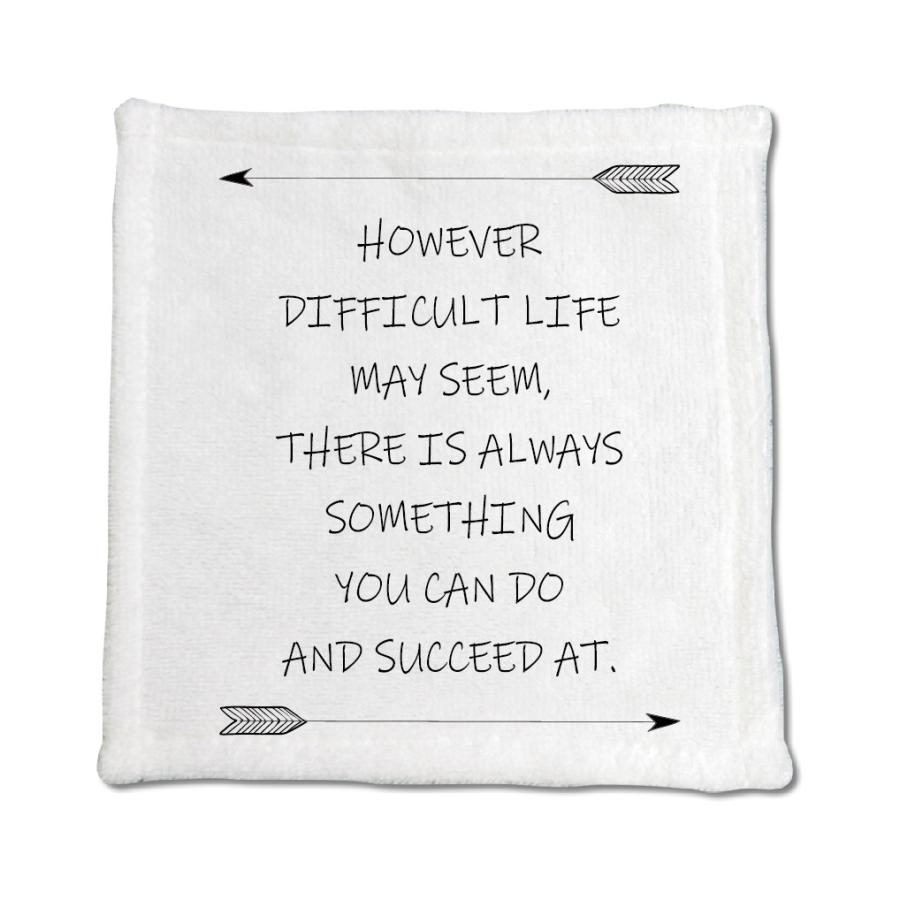 英語 名言 グッズ ハンドタオル However Difficult Life 129 アロー 0mm 0mm オリジナル おすすめ かっこいい 父の日 E9335 オリジナルグッズ専門店ファンクリ 通販 Yahoo ショッピング