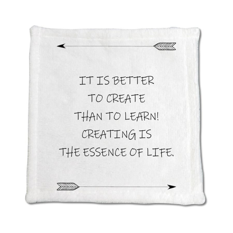 英語 名言 グッズ ハンドタオル It Is Better To Create 265 アロー 0mm 0mm オリジナル おすすめ かっこいい E9471 オリジナルグッズ専門店ファンクリ 通販 Yahoo ショッピング