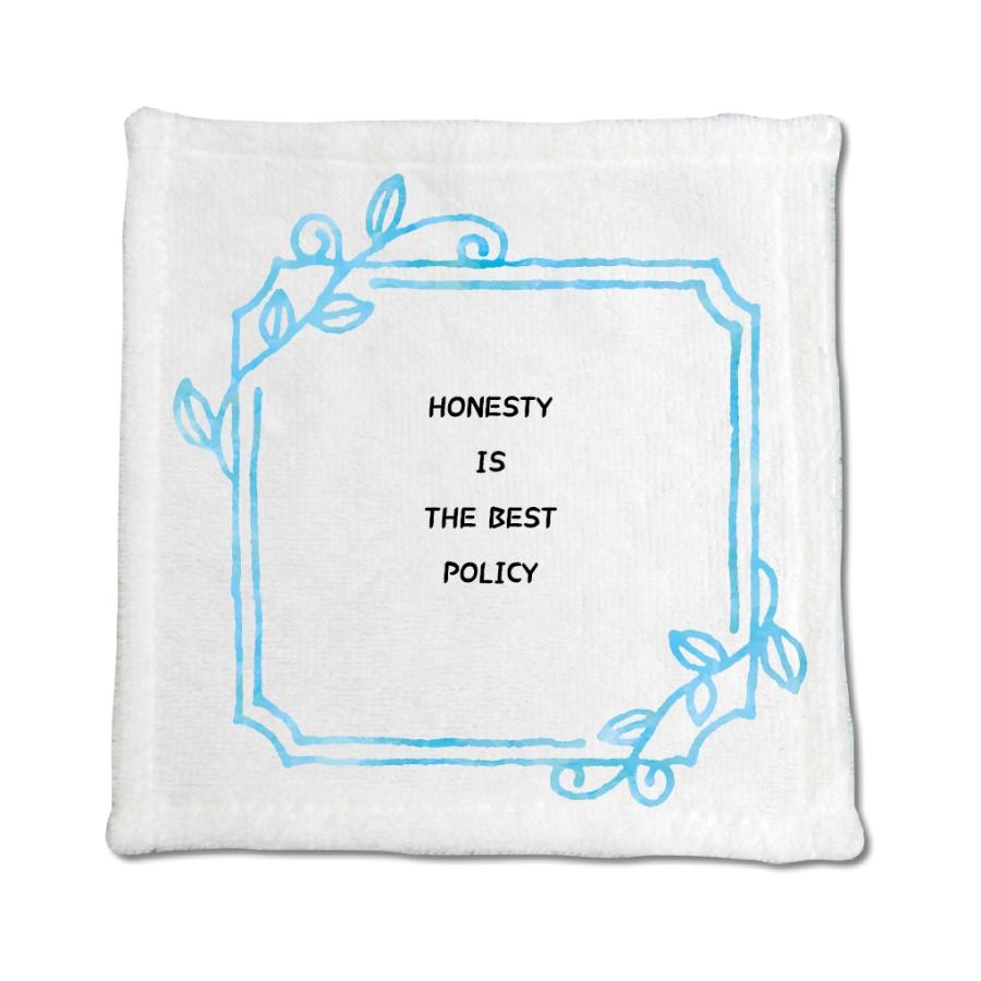 英語 名言 グッズ ハンドタオル Honesty Is 7 リーフブルー 148mm 148mm オリジナル おすすめ かっこいい E94 オリジナルグッズ専門店ファンクリ 通販 Yahoo ショッピング