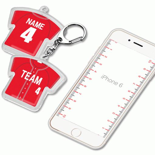 野球 【 〇 キーホルダー 】 【 〇 Aタイプ 】  名入れ 野球グッズプレゼント 卒業記念品 卒部記念品 卒団記念品 部活 |  | 05