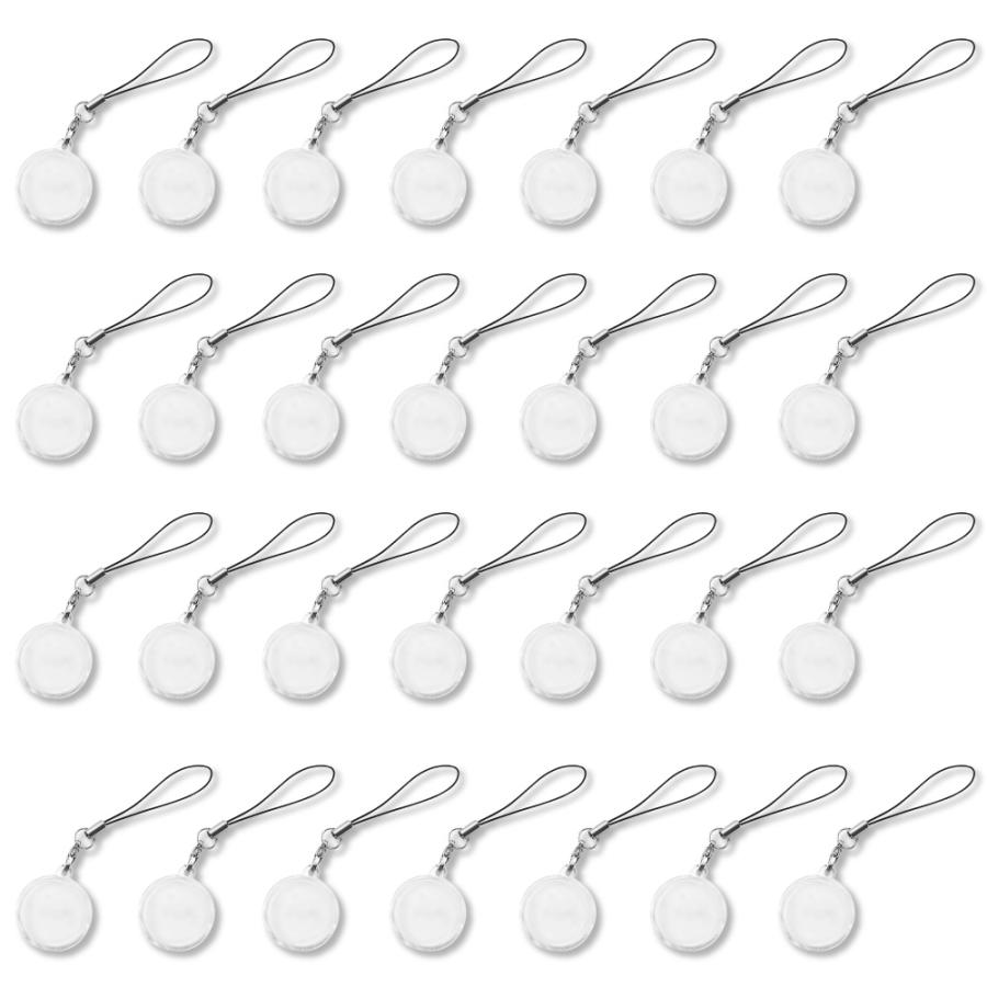 ハメパチ 【 □ ストラップ 】【 □ 20mm丸型 】 【 □ 100個セット 】 【 □ ストラップひも 】 手作り プレゼント材料 押し花 | 