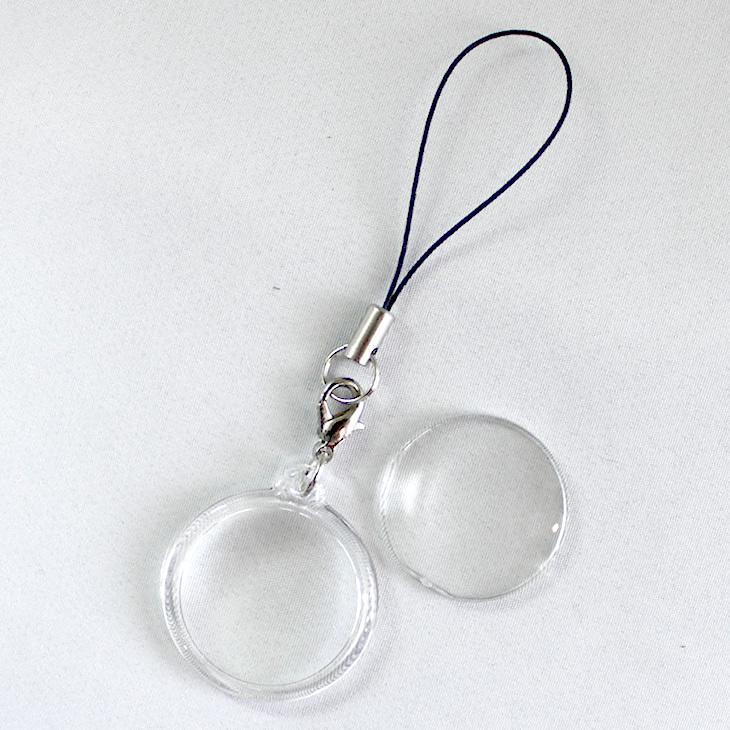 ハメパチ 【 □ ストラップ 】【 □ 25mm丸型 】 【 □ 10個セットOPP袋付】【 □ストラップひも】 手作り プレゼント材料 記念品 押し花 |  | 04