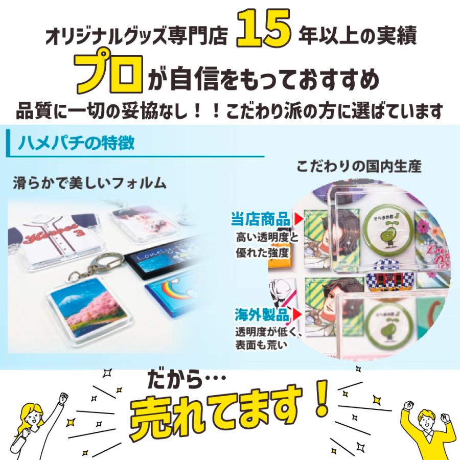 ハメパチ 【 □ ストラップ 】【 □ プリクラ型 】 【 □ 100個セット 】 【 □ ストラップひも 】 手作り プレゼント材料 押し花 |  | 06