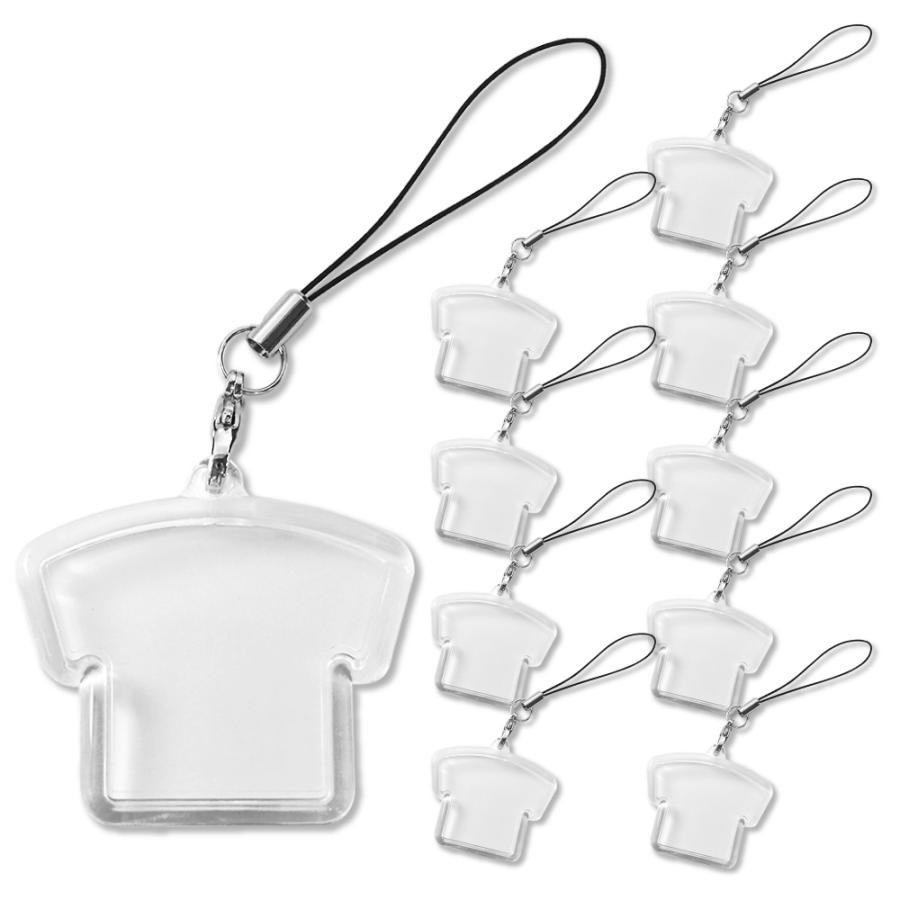 ハメパチ 【 □ ストラップ 】【 □ Tシャツタイプ 】【 □ 10個セット 】【OPP袋付き 】【 □ストラップひも】 手作り プレゼント 押し花 | 