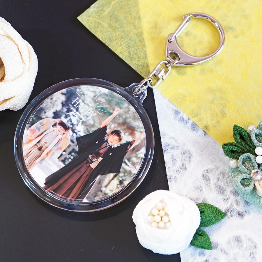 ハメパチ 【 □ キーホルダー 】【 丸型】【 100個セット 】 手作り