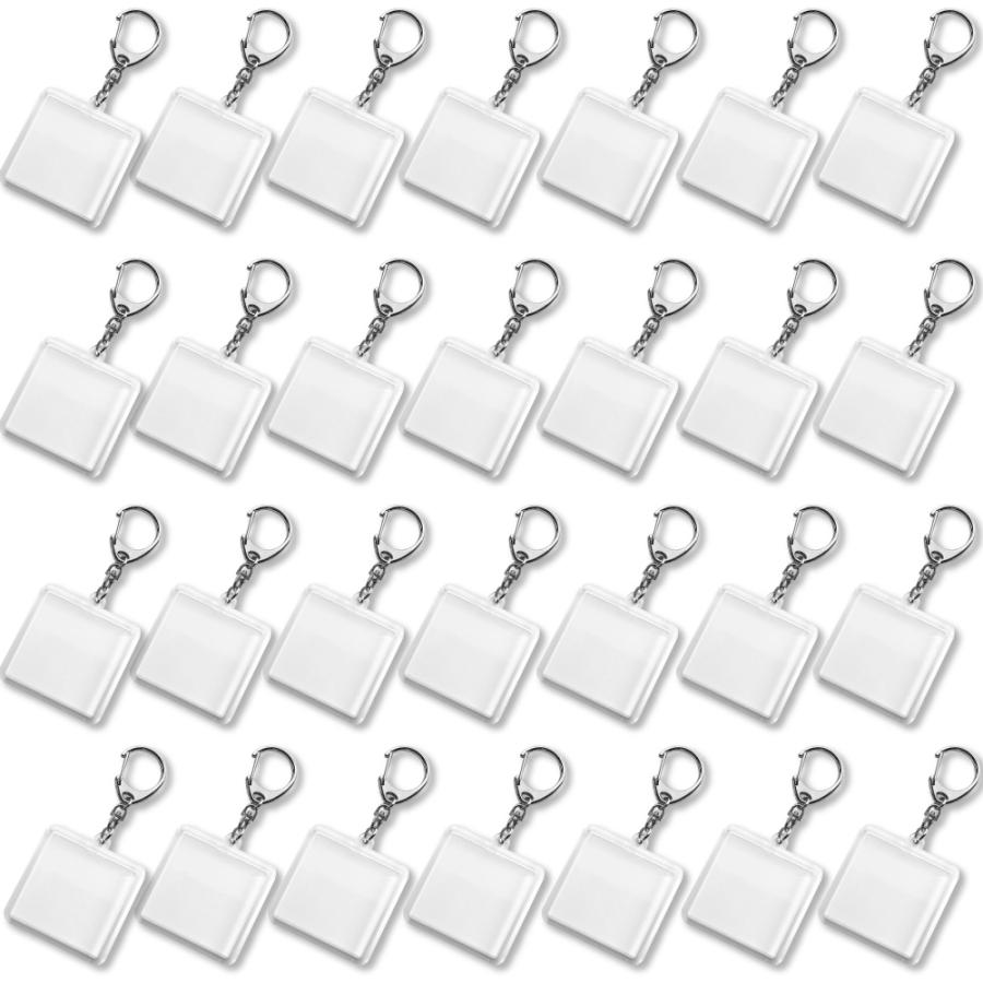 ハメパチ ハメパチ45 その他ビーズ アクセサリー用品 ビーズ アクセサリー道具 材料 キーホルダー スクエア型 100個セット 記念品 手作り プレゼント材料 押し花 Gd1246 100 オリジナルグッズ専門店ファンクリ 売り安い