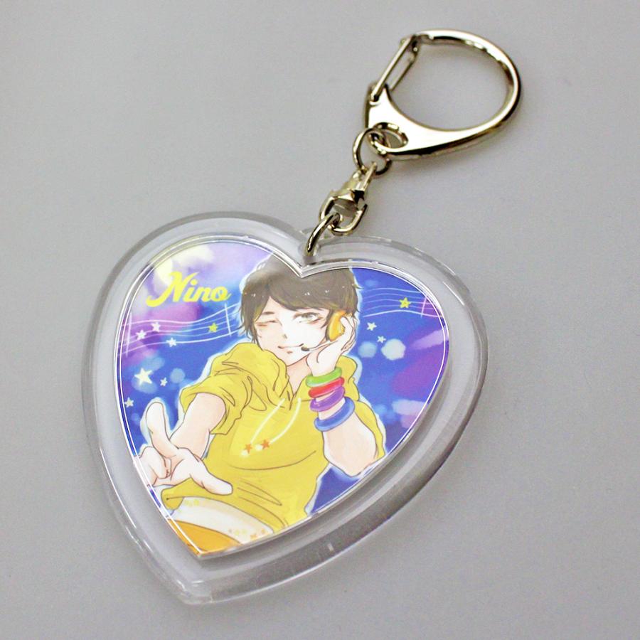 ハメパチ 【 □ キーホルダー 】【 □ ハート型】【 □ 10個セット】 【 OPP袋付 】 手作り プレゼント材料 押し花 |  | 04