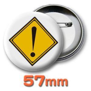 缶バッジ（道路標識）ピンバッヂ57mm | 