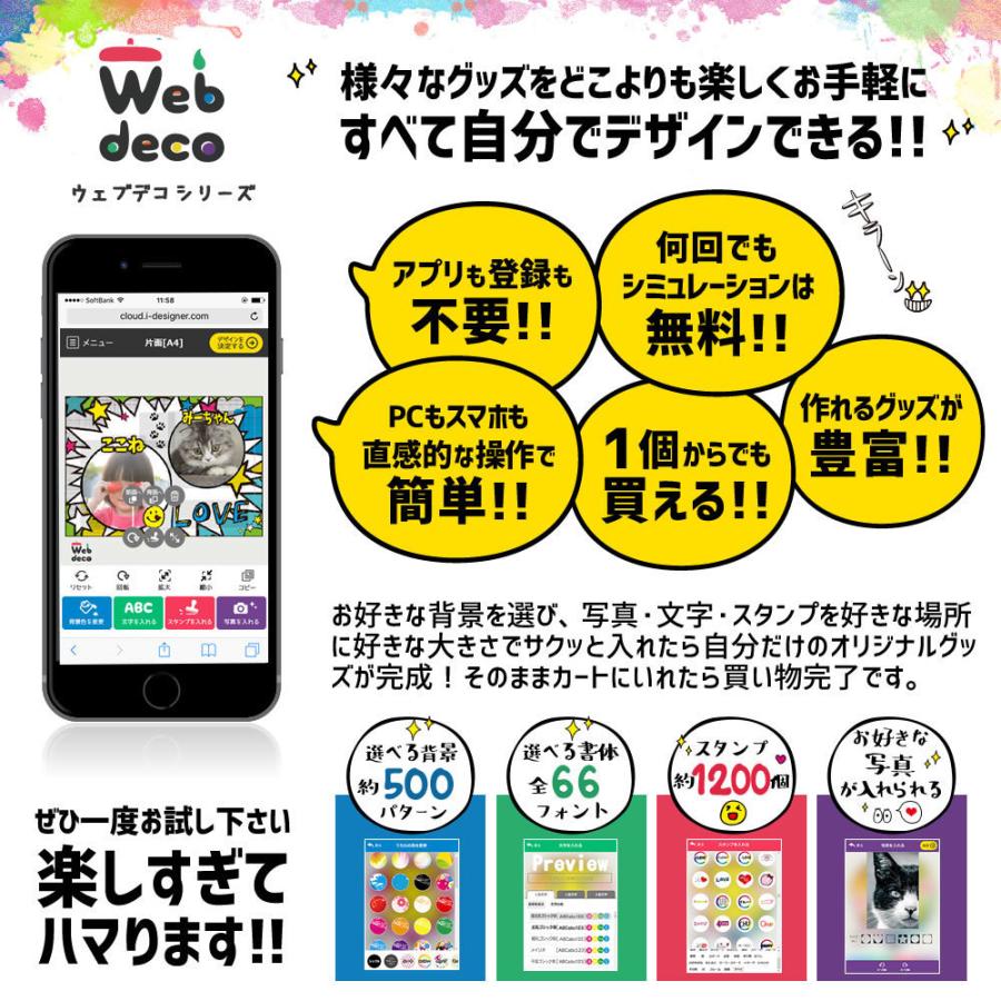 Web Deco Icカードステッカー 50 4枚1セット シール カバー オーダーメイド ネコポス可 オリジナルギフト 絶妙なデザイン
