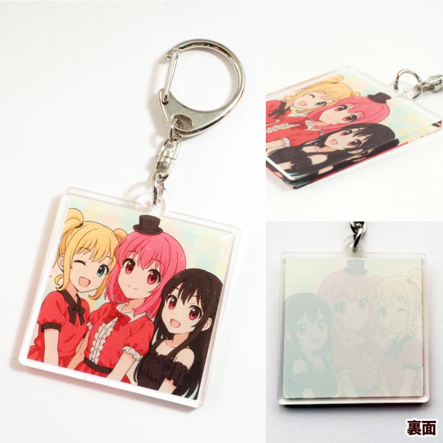 Web deco アクリル キーホルダー 【正方形】【単品】 オーダー