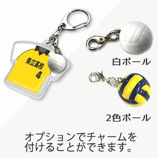 バレー 【 〇 キーホルダー 】 【 〇 Cタイプ 】  名入れ バレーグッズ バレーボールプレゼント 卒業記念品 卒部記念品 卒団記念品 部活 |  | 04