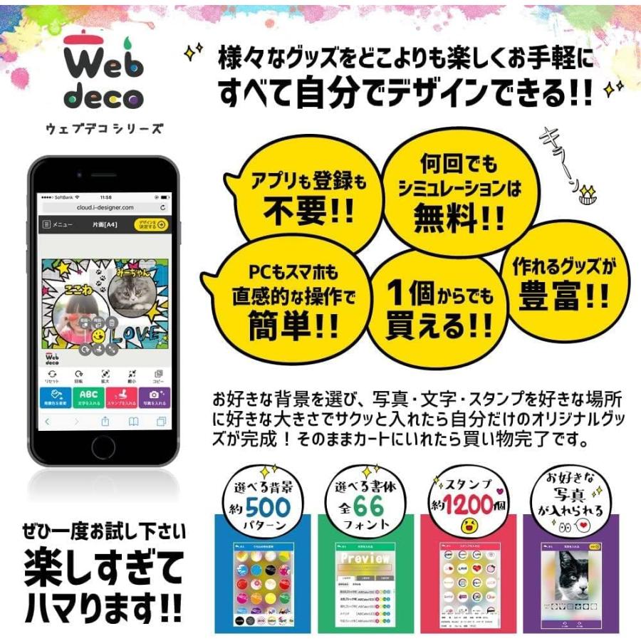 Web deco アクリルボード 【A5】【スタンド付き】【単品】 ウェブデコ アクリル フォト フレーム 写真 自作 プレゼント 成人式 |  | 01