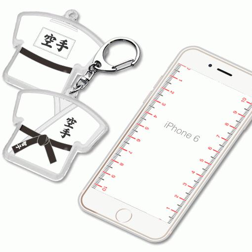 空手 【 〇 キーホルダー 】  名入れ 空手グッズ プレゼント 卒業記念品 卒部記念品 卒団記念品 部活 |  | 03