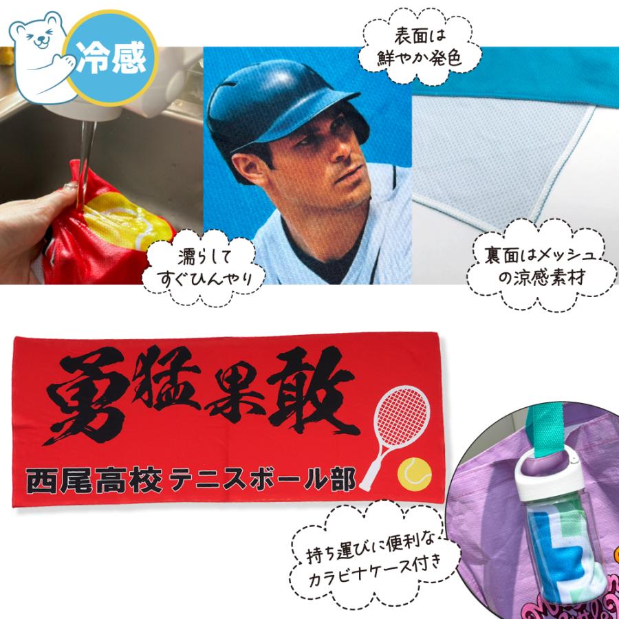 Web deco タオル【冷感タオル】【Mサイズ】【ボトルケース付き】【単品】クールタオル  名入れ オーダーメイド プリント 写真 ペット 記念品 ギフト プレゼント |  | 01