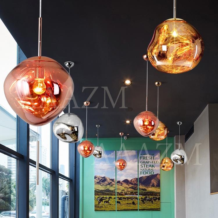 AAAZM ペンダントライト ガラス 北欧 LED電球 溶岩ランプ 花火