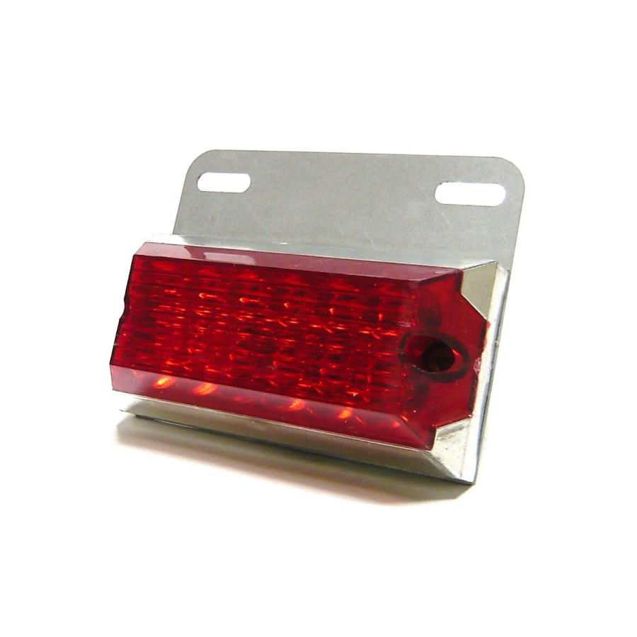 トラック用 サイド マーカー 角型 12 LED 24V用 標識 ランプ 汎用 10個