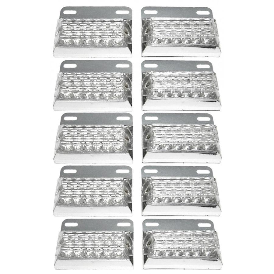 トラック用　サイドマーカー 1個 LED サイドマーカー トラック マーカー 軽トラ 小型 DC12V DC24V