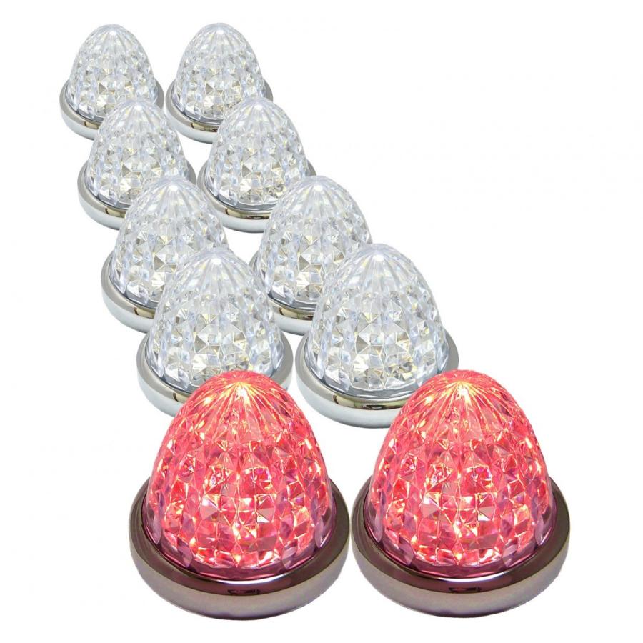 りゅうせいさん専用　LEDマーカー１０個 Amazon.co.jp: トラック LED サイド マーカー ランプ 24V 10個セット