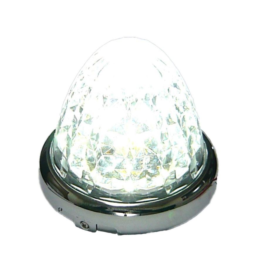 24V トラック用 LED マーカーランプ サイド マーカー 8面クリスタル