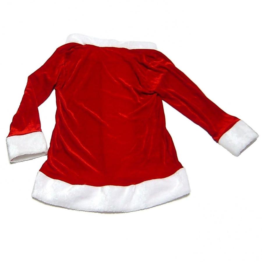 メンズ サンタ サンタクロース 衣装ベルベット風生地 5点セット 男性