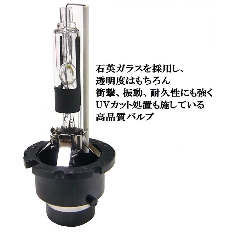 D2R 専用 35W HIDバルブ 純正交換用 2本セット 1年保証 4300K / 6000K