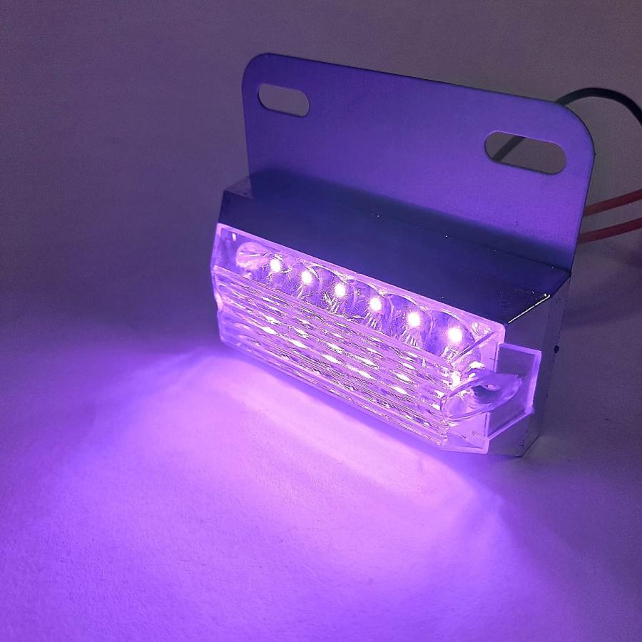 トラック用 サイド マーカー 角型 12 LED 24V 用 クリアレンズ トラック用 サイド マーカー 角型 12 LED 24V 用 クリアレンズ