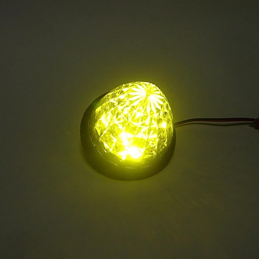 トラック用 マーカーランプ LED サイド マーカー 16LED 24V 用 クリア