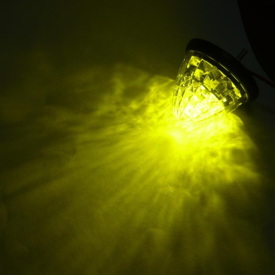 トラック用 マーカーランプ LED サイド マーカー 16LED 24V 用 クリア