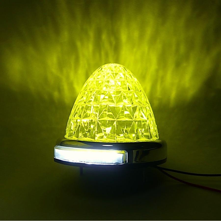 12V 24V トラック用 LED マーカーランプ 路肩灯機能付 サイド マーカー