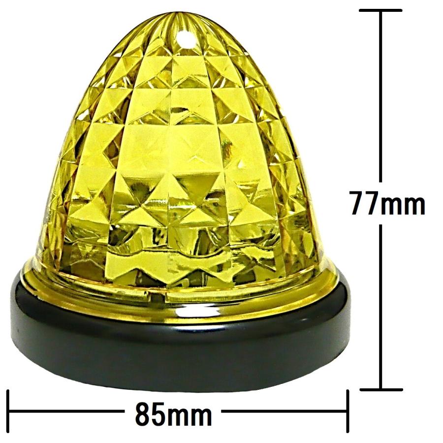 トラック用 マーカーランプ サイド マーカー 16LED 24V用 標識 ランプ