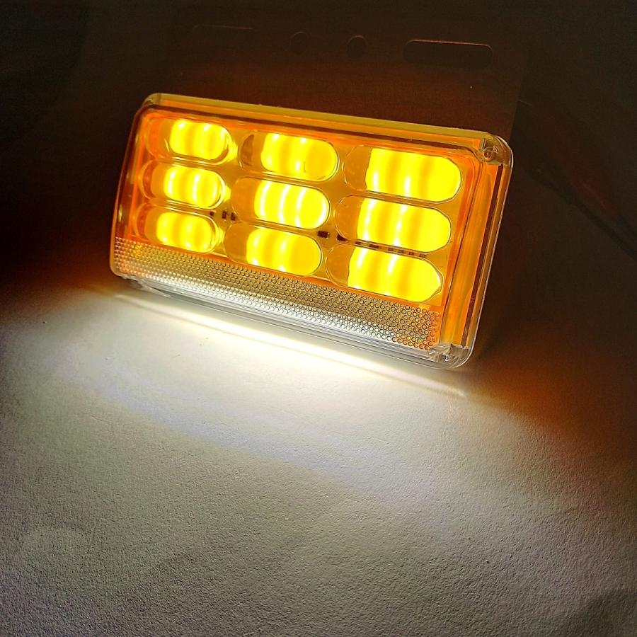 サイドマーカー LED マーカー 角型 ダウンライト付 マーカー