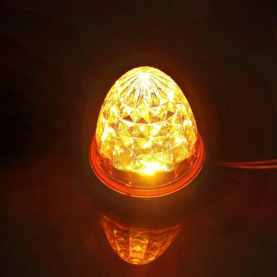 トラック用 マーカーランプ サイド マーカー 16LED 24V用 標識 ランプ