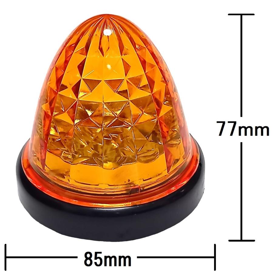 トラック用 マーカーランプ サイド マーカー 16LED 24V用 標識