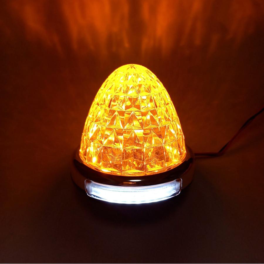 12V 24V トラック用 LED マーカーランプ 路肩灯機能付 サイド マーカー