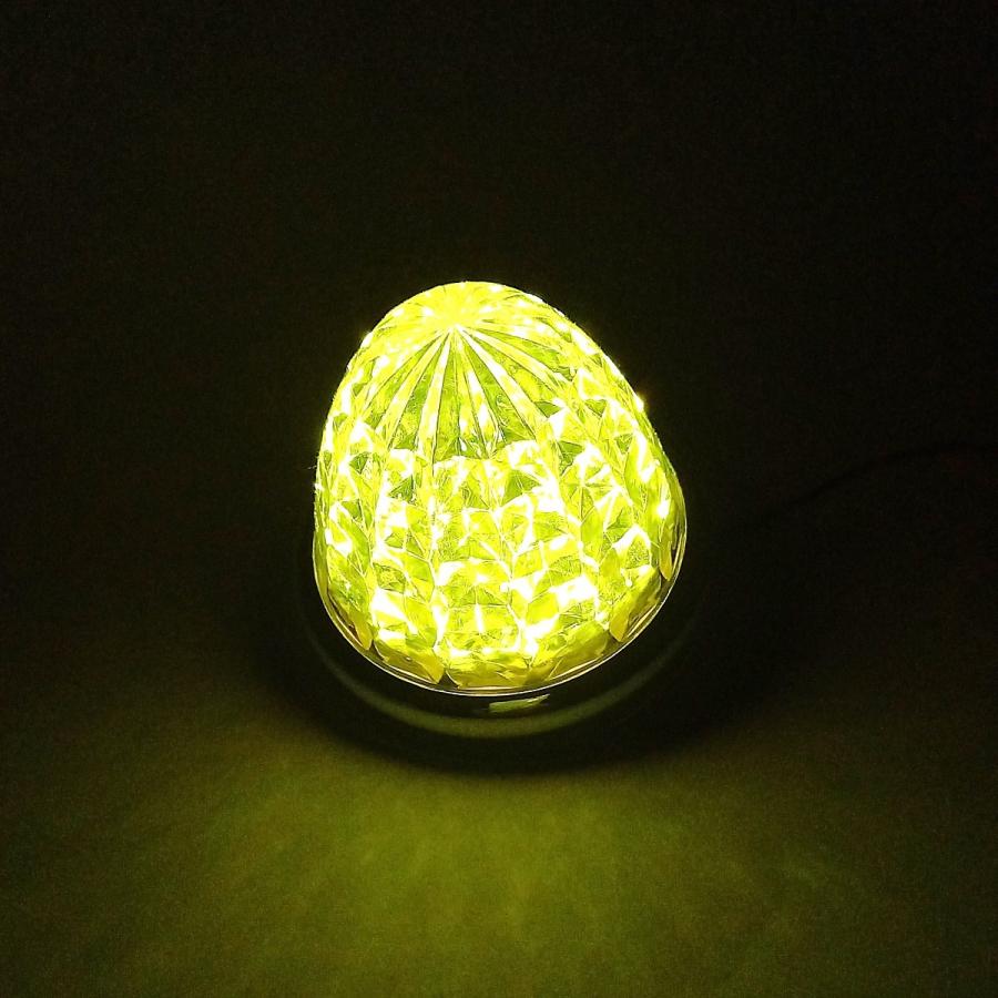 24V トラック用 LED マーカーランプ サイド マーカー 8面クリスタル