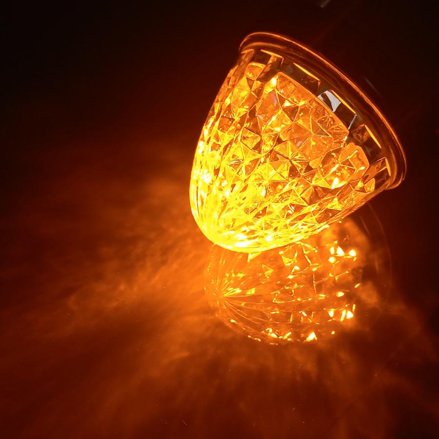 Cu 24V トラック用 LED マーカーランプ サイド マーカー クリスタル