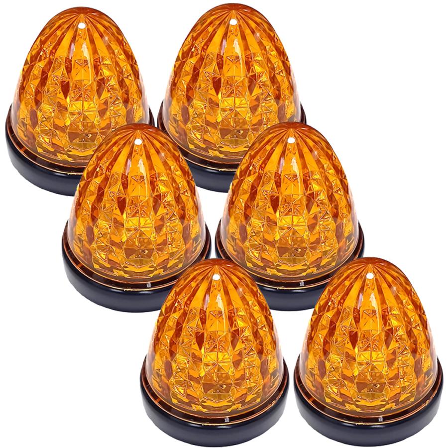 Cu 24V トラック用 LED マーカーランプ サイド マーカー クリスタル
