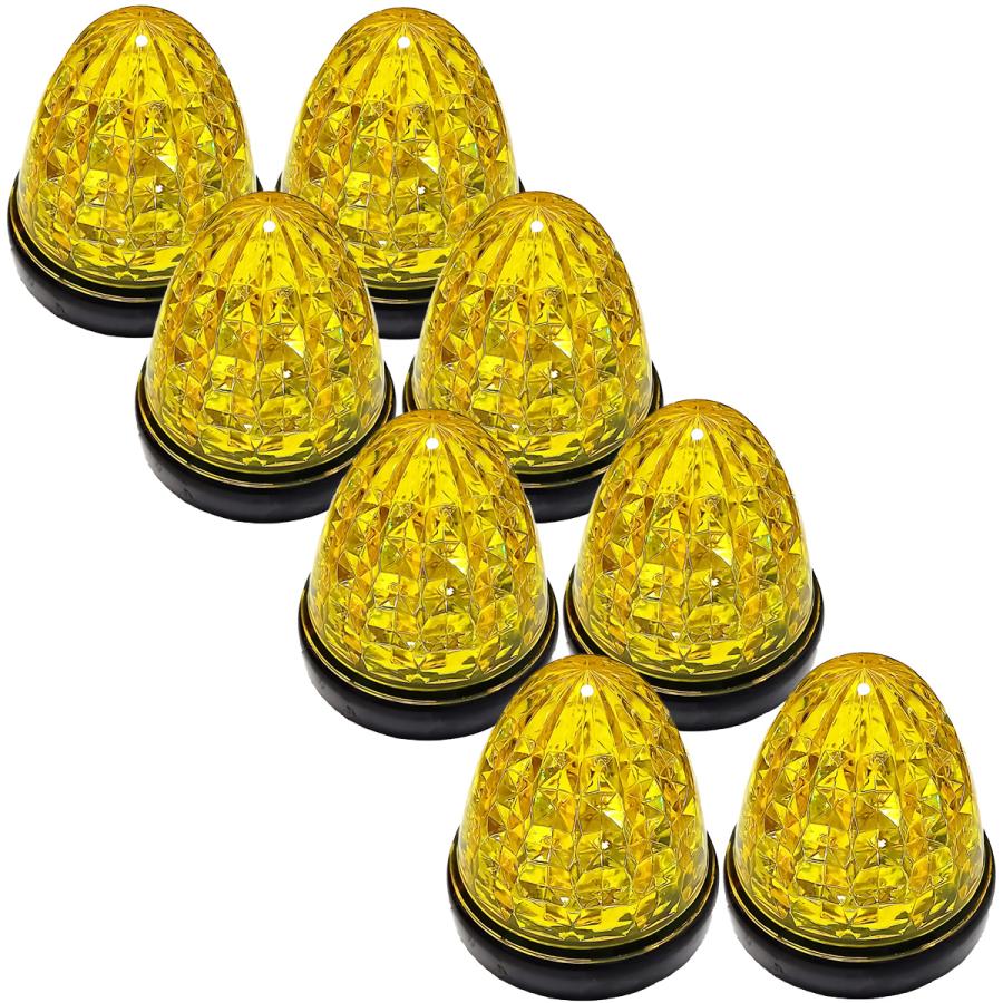 Cu 24V トラック用 LED マーカーランプ サイド マーカー クリスタル