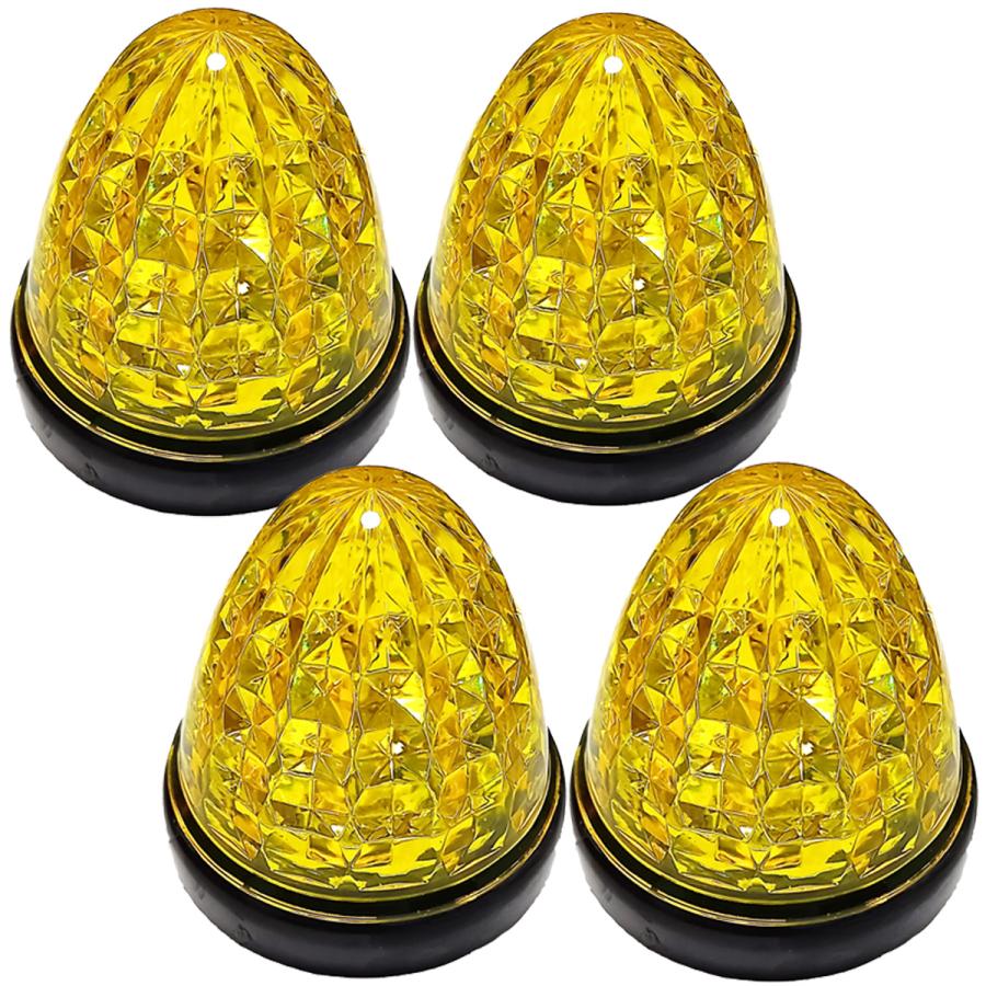 Cu 24V トラック用 LED マーカーランプ サイド マーカー クリスタル