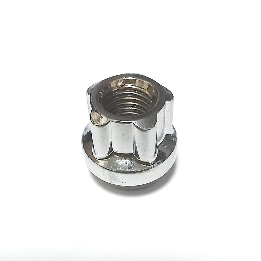 盗難防止 ホイール ロックナット メッキ 貫通タイプ 12x1.5ピッチ 19