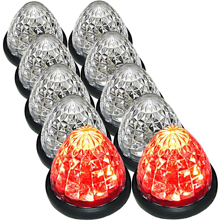 トラック用マーカーランプ トラック用 マーカーランプ サイドマーカー 16LED 24V 用 標識 ランプ