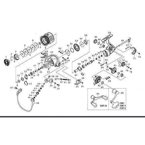 大人女性の 17 純正パーツ ダイワ Daiwa セオリー h2a21 1h2a21 部品コード 85 部品番号 ハンドル 2508pe Dh スピニングリールパーツ Binghamtonhots Com