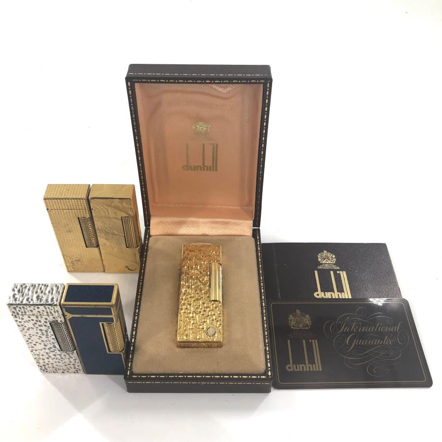 dunhill ダンヒル ガスライター 5点 まとめ ゴールド シルバー 