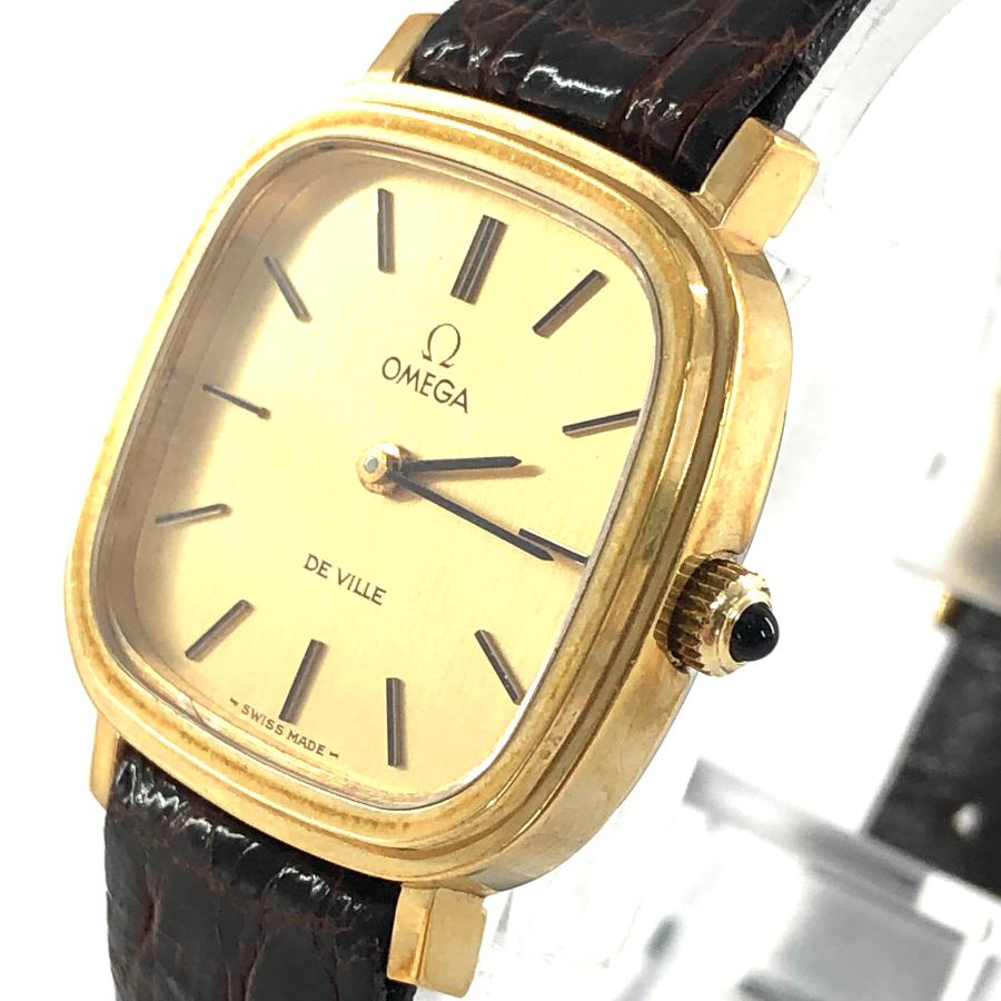 OMEGA DE VILLE オメガ デヴィル レディース腕時計 SS/手巻き ゴールド  