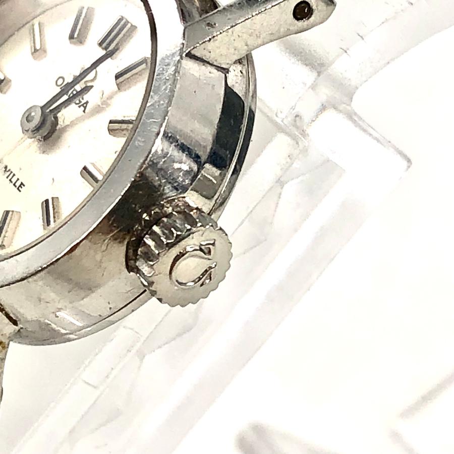 OMEGA オメガ レディース腕時計 DE VILLE デビル cal.485 手巻き/SS 白 